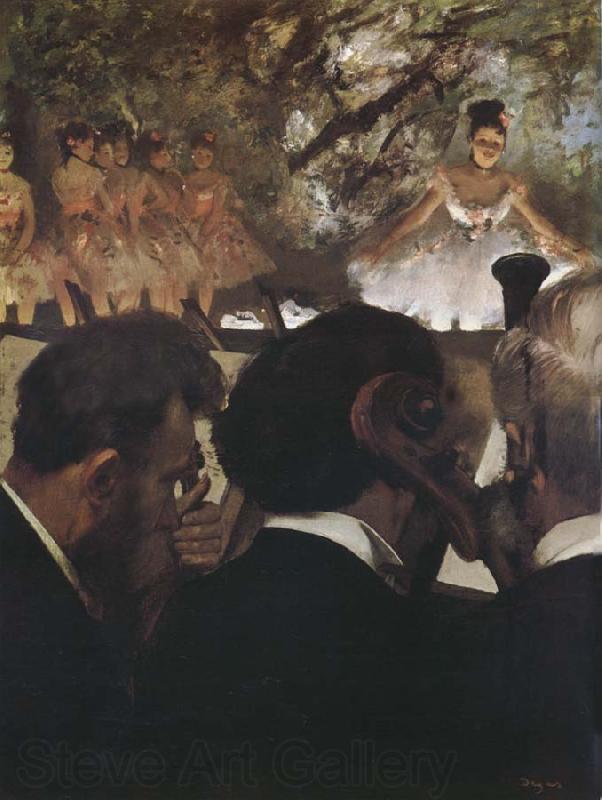 Edgar Degas Musician Norge oil painting art